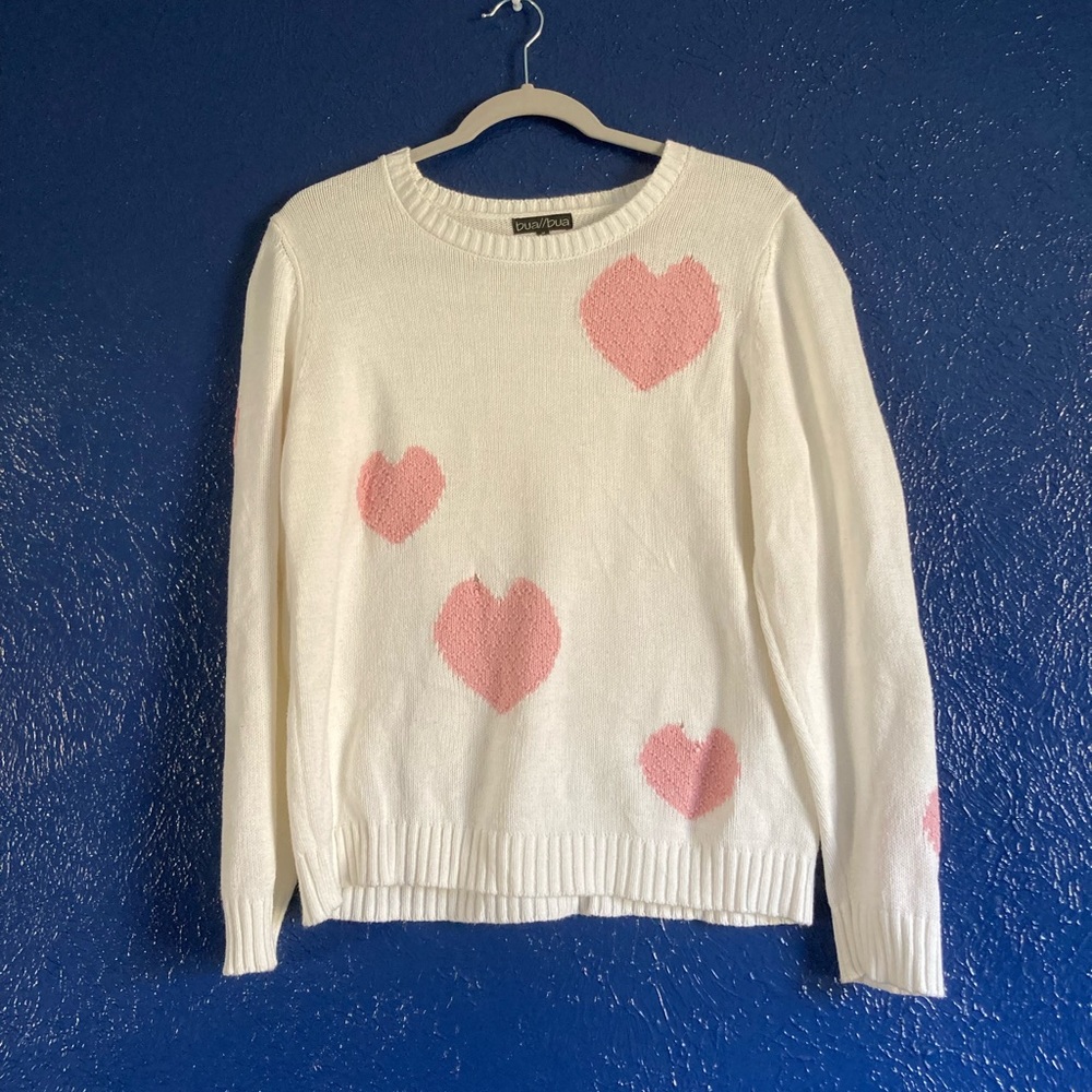 Women’s Heart Knit Sweater